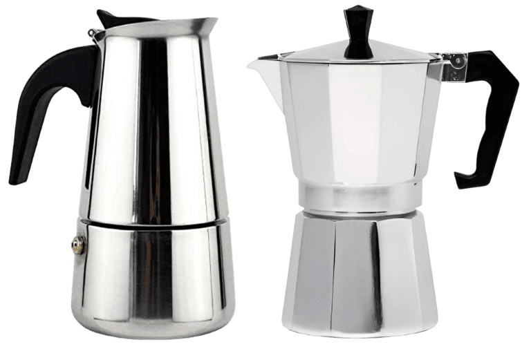 Catefeita Italiana inox VS aluminio