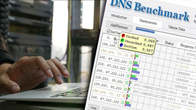 Aplicativo DNS Benchmark