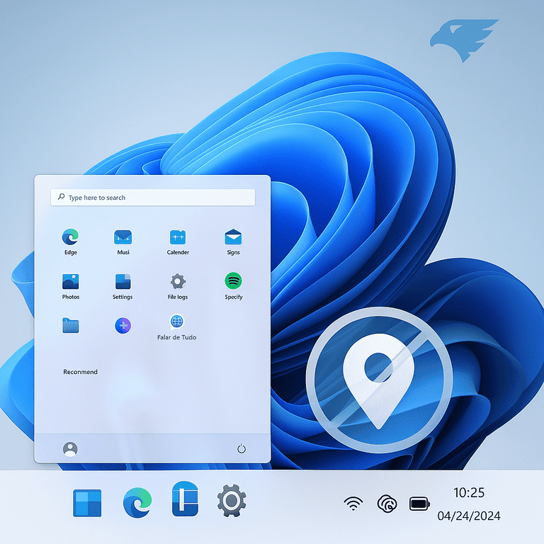 Windows 11 Ícone de Localização