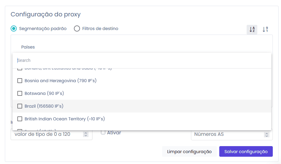 DataImpulse Brazil Ips